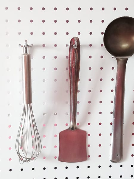 pegboard for kitchen